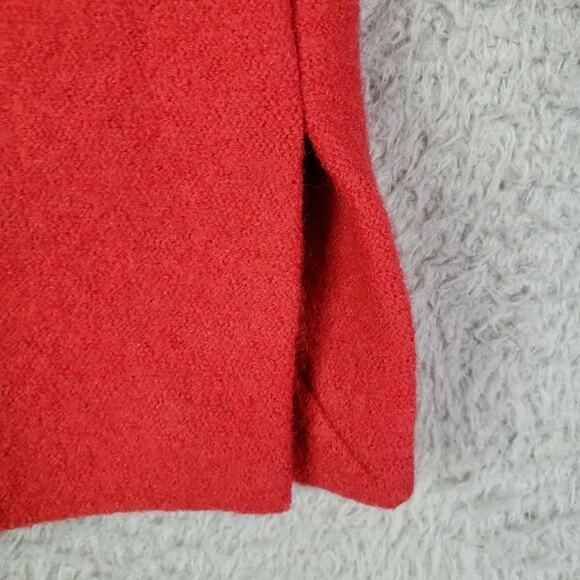 Geiger Austria Sweater Wool Coat 36 US M Orange Fall Long Sweater Jacket - Picture 14 of 16